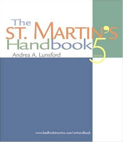 Read St Martin39S Handbook 7Th Edition Answers 