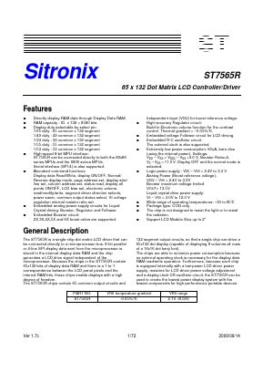 st7565r g datasheet pdf