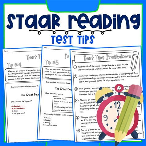 Staar Ready Test Practice Reading Grade 5