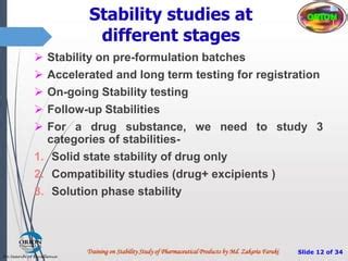 Stability Studies In Pharmaceutical Development Catalent