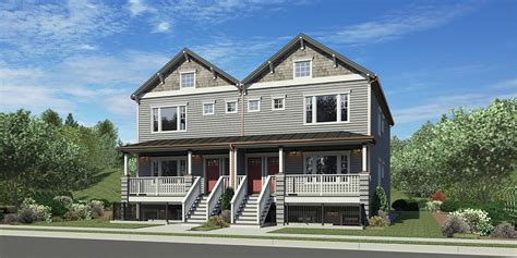 Stacked Duplex House Plans