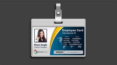 staff id card template