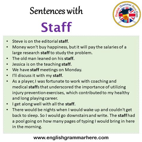 staff in english