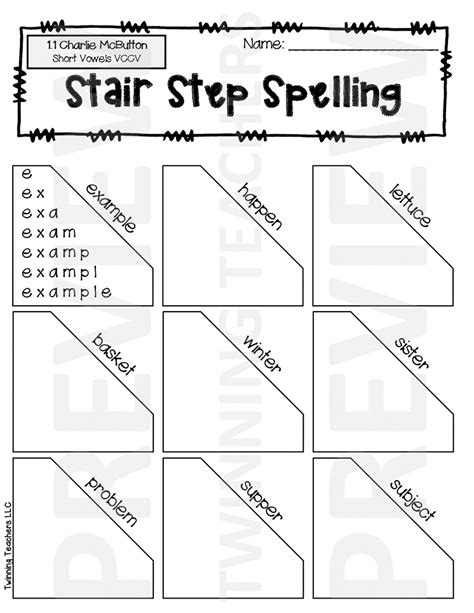 Stair Step Spelling Writing Worksheet Englishbix Stair Step Spelling Worksheet - Stair Step Spelling Worksheet