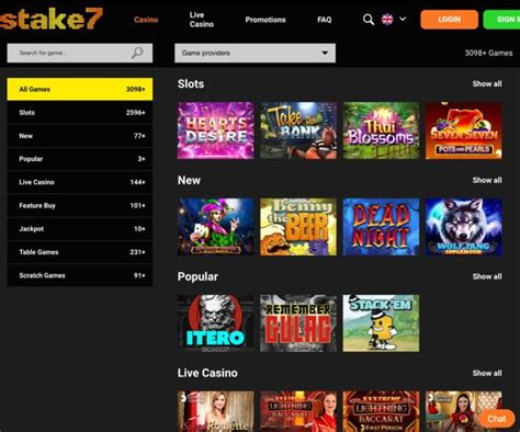 stake7 casino login!