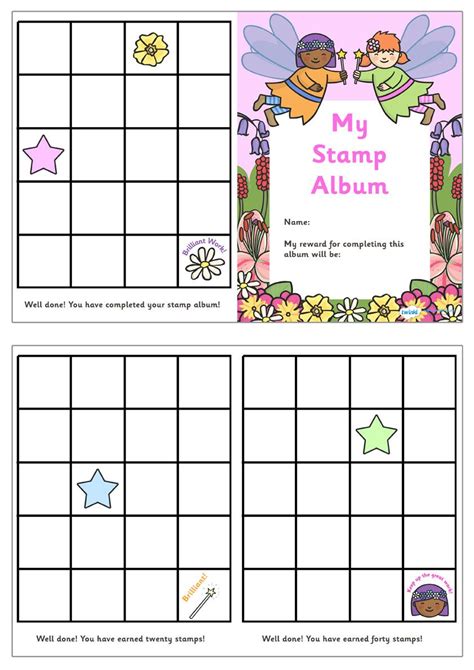 Stamp Sheet Reward Sheet Esl Forms Eslhq Star Worksheet 6th Grade - Star Worksheet 6th Grade