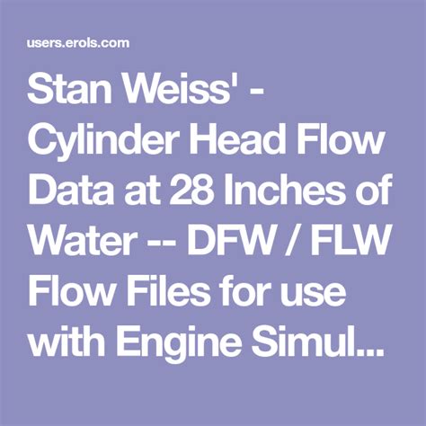 Stan Weiss Head Flow