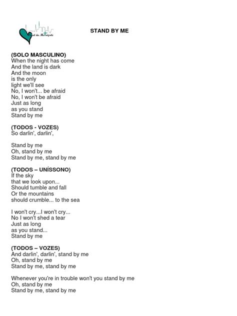 Stand By Me Letras