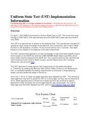 Read Online Stand Alone Ust Study Guide 