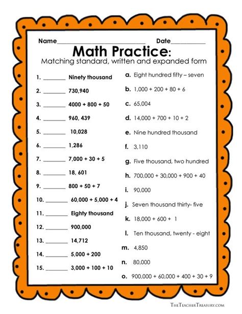 Standard Form 5th Grade   Fifth Grade Math Common Core State Standards Education - Standard Form 5th Grade
