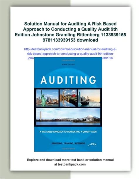 Standard Manual Of Quality Auditing A Step By Step Workbook With Procedures And Checklists