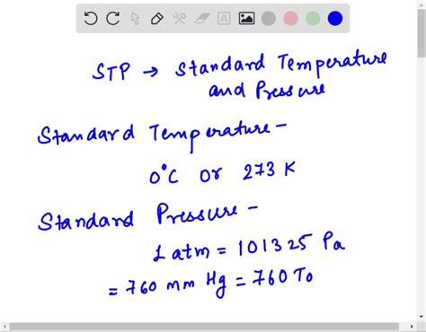 Standard Pressure