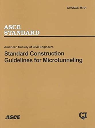 Read Online Standard Construction Guidelines For Microtunneling Free 