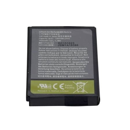 Download Standard Lithium Ion Battery Compatible With Blackberry Curve 8900 D X1 888063340253 