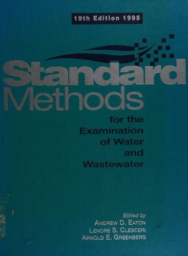Read Standard Methods 19Th Edition 