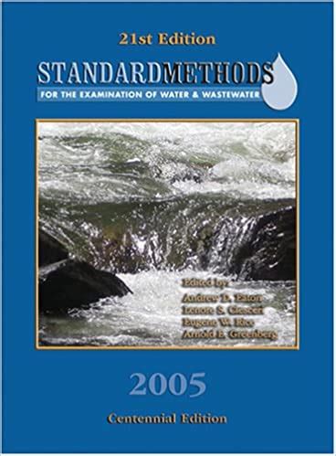 Read Online Standard Methods 21St Edition 