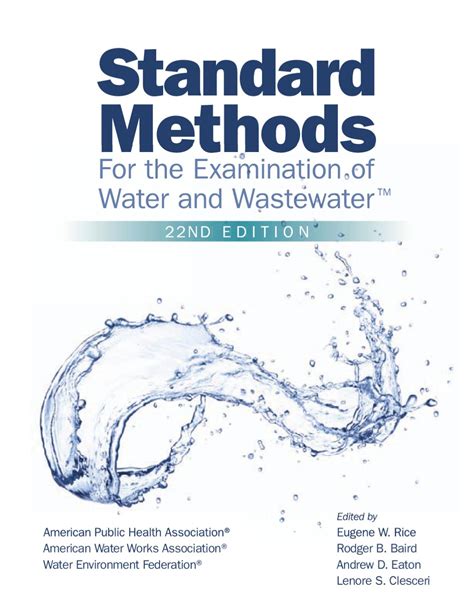 Read Standard Methods Of Water Apha 22 Edition File Type Pdf 
