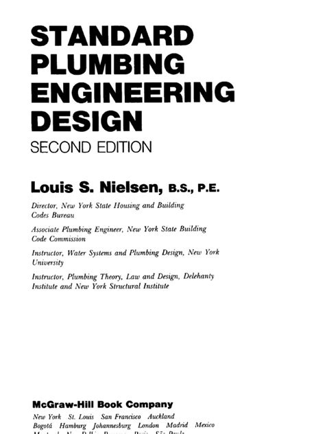 Read Standard Plumbing Engineering Design 2Nd Edition 