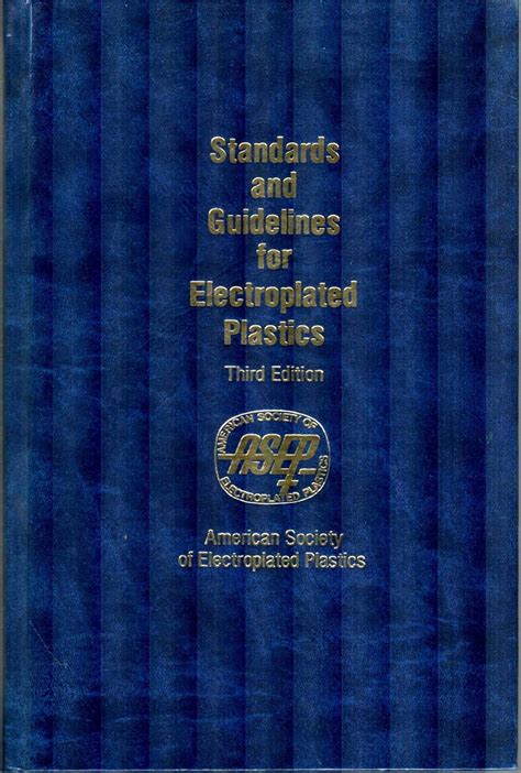 Standards And Guidelines For Electroplated Plastics
