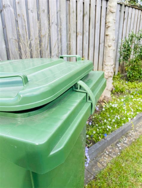 stank groene container