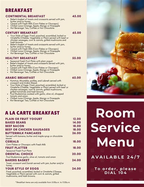 star casino room service menu mktf