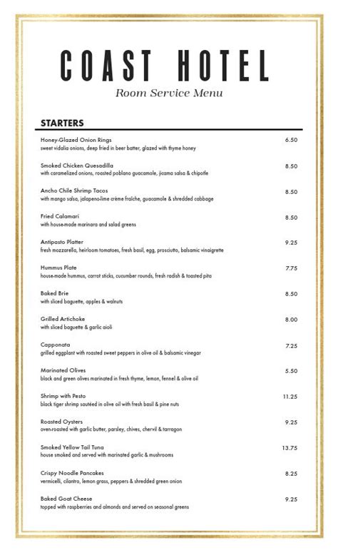 star casino room service menu rhfs