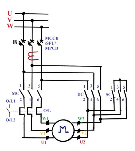 star delta motor control circuit pdf
