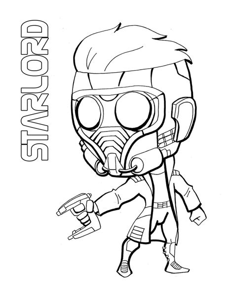 Star Lord Coloring