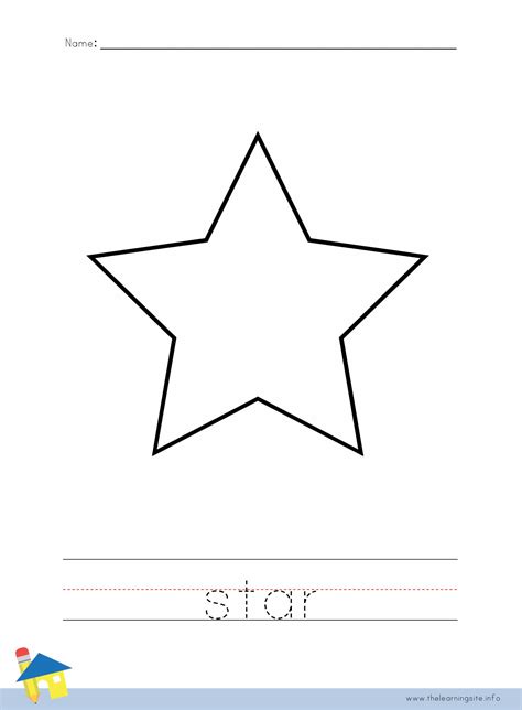 Star Shapes Worksheet Worksheet Teacher Made Twinkl Star Shape Worksheet - Star Shape Worksheet