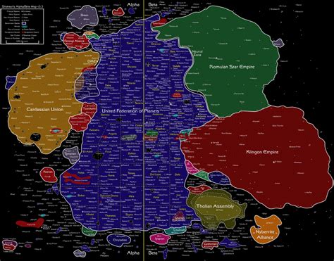 Star Trek Galaxy Map