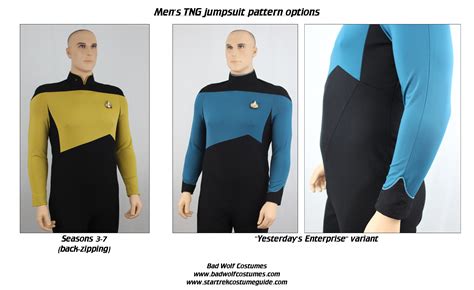 star trek uniform patterns