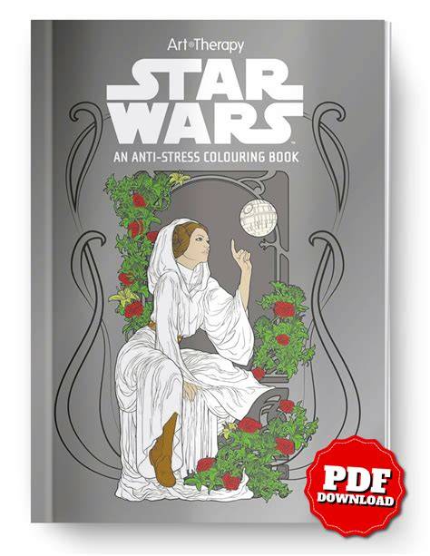 star wars art therapy 2 star wars colouring book