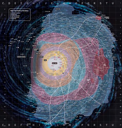 Star Wars Galactic Map