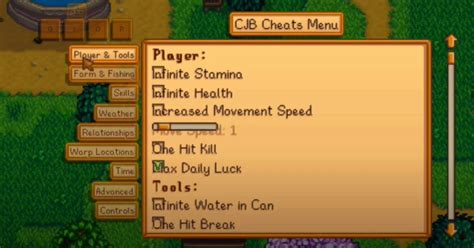 Stardew Valley Console Commands