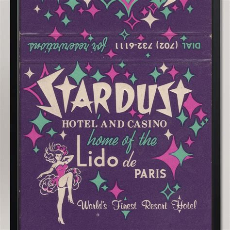 stardust casino matchbook