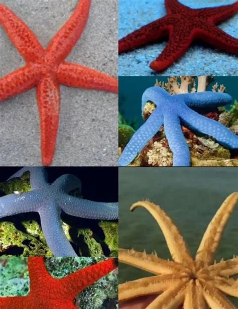 starfish colors