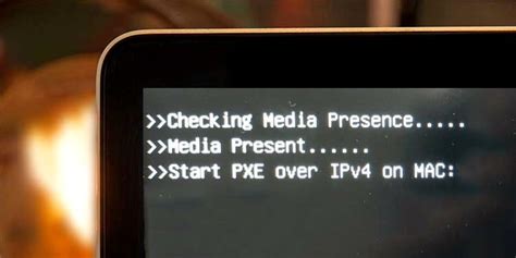 start pxe over ipv4 on mac stuck
