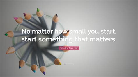 start something that matters