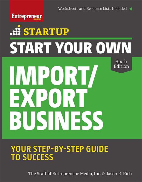 Start Your Own Import Export Business Your Step By Step Guide To Success Startup Series