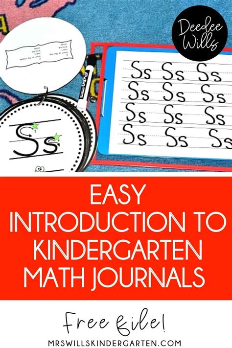 Starting Kindergarten Math Journals Kindergarten Journals - Kindergarten Journals