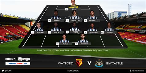 starting line up newcastle