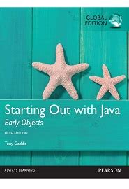 Starting Out With Java Early Objects
