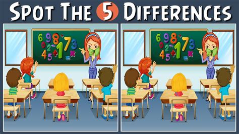 Starting School Spot The Difference Teacher Made Twinkl Spot The Difference Kindergarten - Spot The Difference Kindergarten