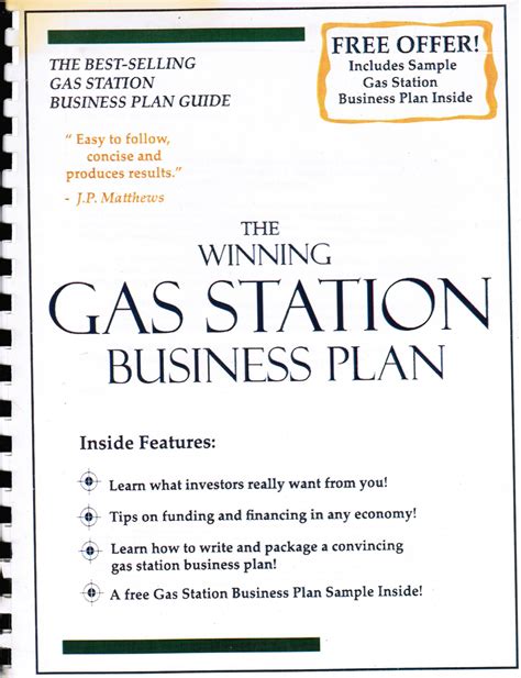 Read Online Starting A Gas Station Business Complete Business Plan Template Including 10 Free Bonuses 