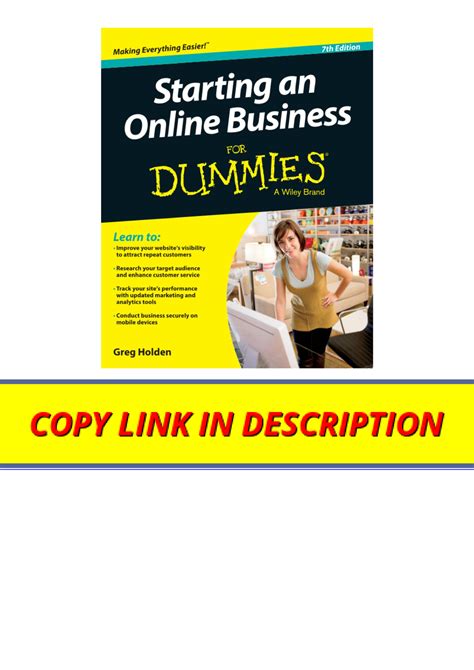 Full Download Starting An Online Business For Dummies 7Th Edition 
