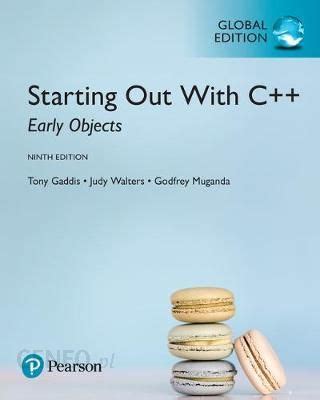 Read Starting Out With C From Control Structures To Objects Plus Myprogramminglab With Pearson Etext Access Card Package 8Th Edition 