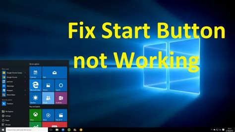 startmenyn fungerar inte windows 10
