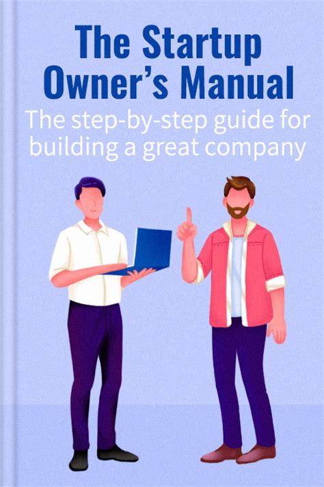 Download Startup Owners Manual The Step By Guide For Building A Great Company 