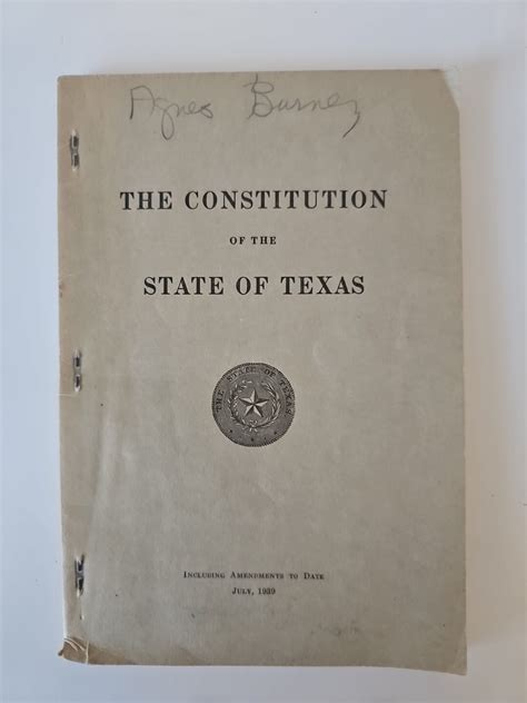 state constitution of texas