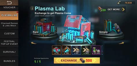 state of survival: plasma core